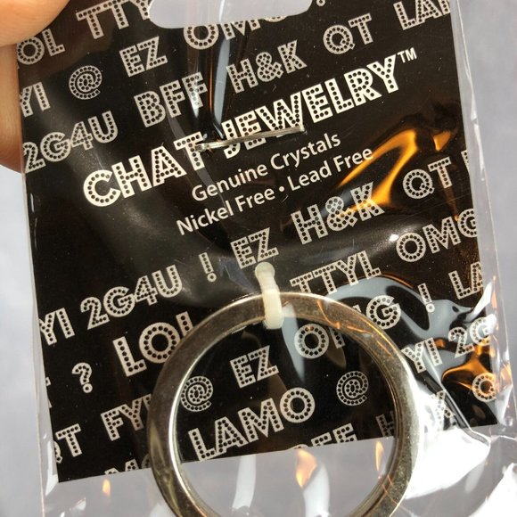 Lot 145 Internet Chat Lingo Chatitudes Genuine Crystal Charms Necklaces - Picture 6 of 16